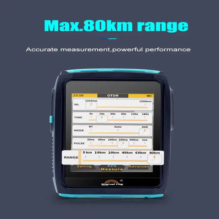 ZS1000 Fiber Optic Handheld SM OTDR machine Tester Single mode Multimode 1310 nm 1550nm Smart MINI Type OTDR