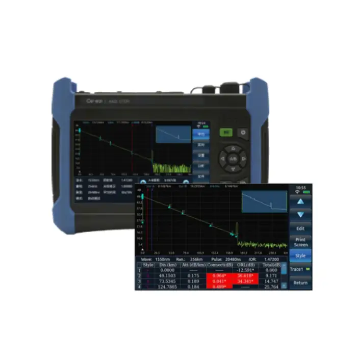 Supports Both Singlemode And Multimode Testing Fiber Optic OTDR Machine Easy To Operate OTDR Tester