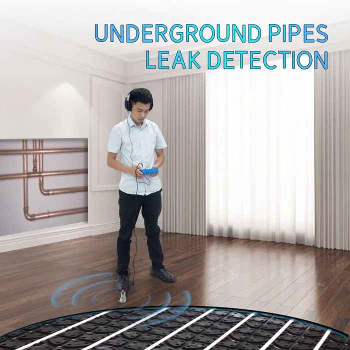 NPQWT QD50 Pipes Leak Detection Device Walls Floors Leakage Home Use Water Leak Detector