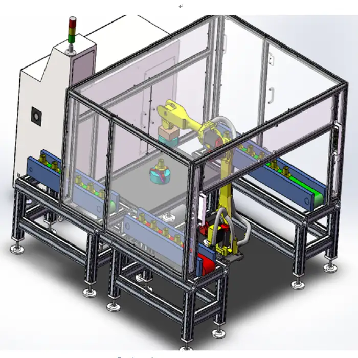 Car Wheel hub Automatic robot & eddy current Testing system