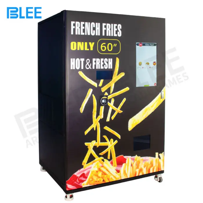 French Fries Vending Machine Smart Automatic Hot Food Fired Chicken and Fry Chip Vending Machine