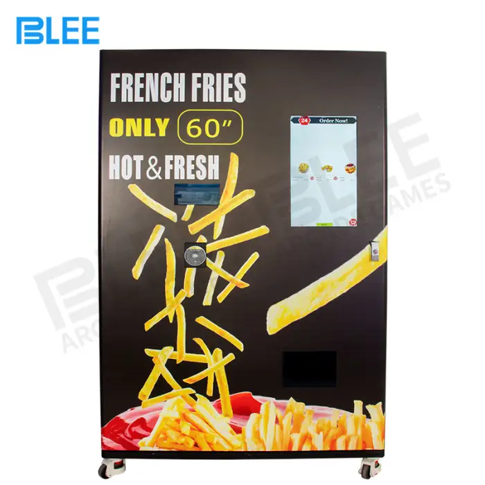 French Fries Vending Machine Smart Automatic Hot Food Fired Chicken and Fry Chip Vending Machine