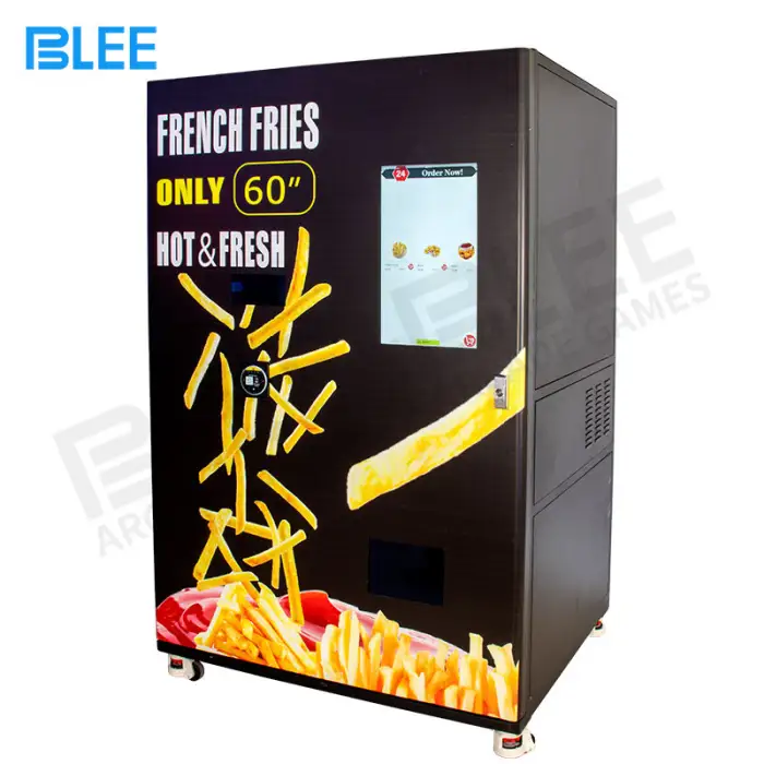 French Fries Vending Machine Smart Automatic Hot Food Fired Chicken and Fry Chip Vending Machine