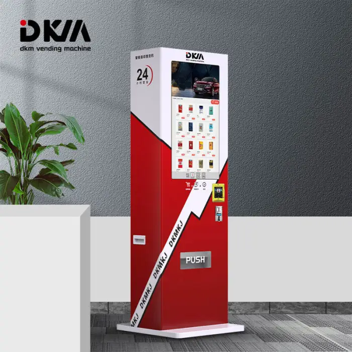 Bar Outdoor Touch Screen Automatic Cigarette Vending Machine With Coin