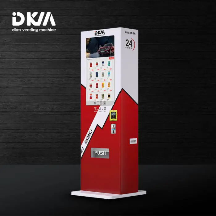 Bar Outdoor Touch Screen Automatic Cigarette Vending Machine With Coin