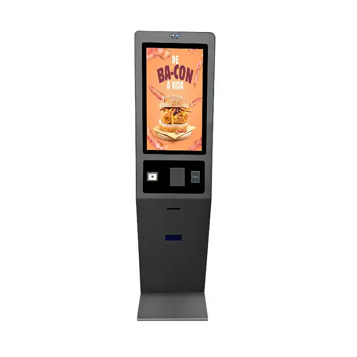 27 Inch Self Service Kiosk Ordering Vending Machine Self Ordering Payment Kiosk Automatic Machine Floor Stand Fast Food Drink