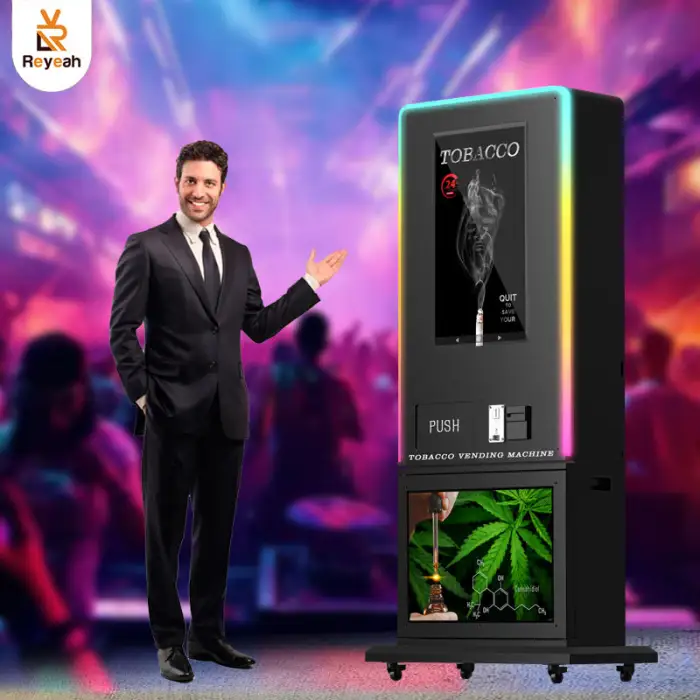 Self Service Automatic Touch Screen Small Business Vending Machine Combo Cigarette Vending Machine for Cosmetics