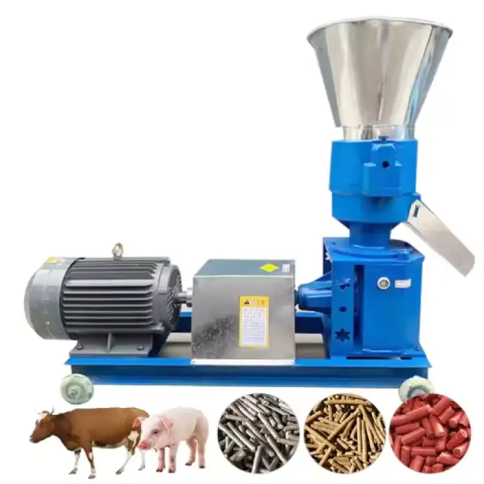 200kg Per Hour Small Scale Animal Feed Pellet Machine for Poultry Livestock