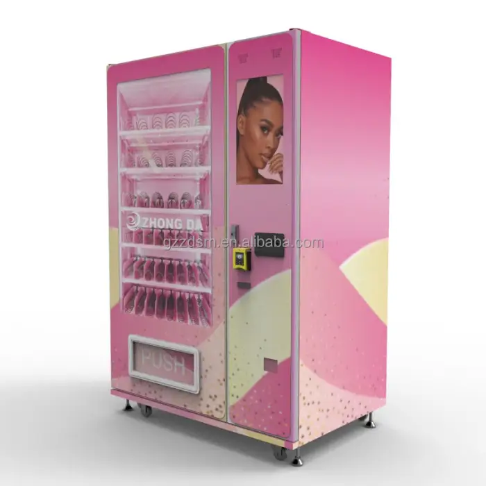 Touchscreen Automatic Beauty Vending Machine Cosmetics Combo for Beauty Retail Customizable Popular Lash Vending Machines