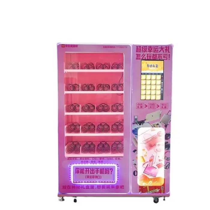 Touchscreen Automatic Beauty Vending Machine Cosmetics Combo for Beauty Retail Customizable Popular Lash Vending Machines