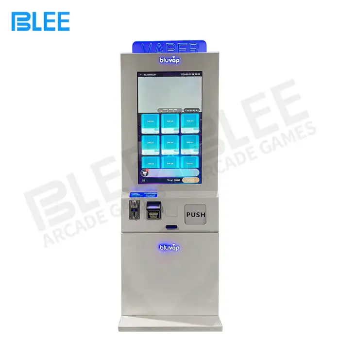 32 Inch Touch Screen Display Wall Mounted / Vertical Vending Machine Vapeses Small Vending Machine Mini Items