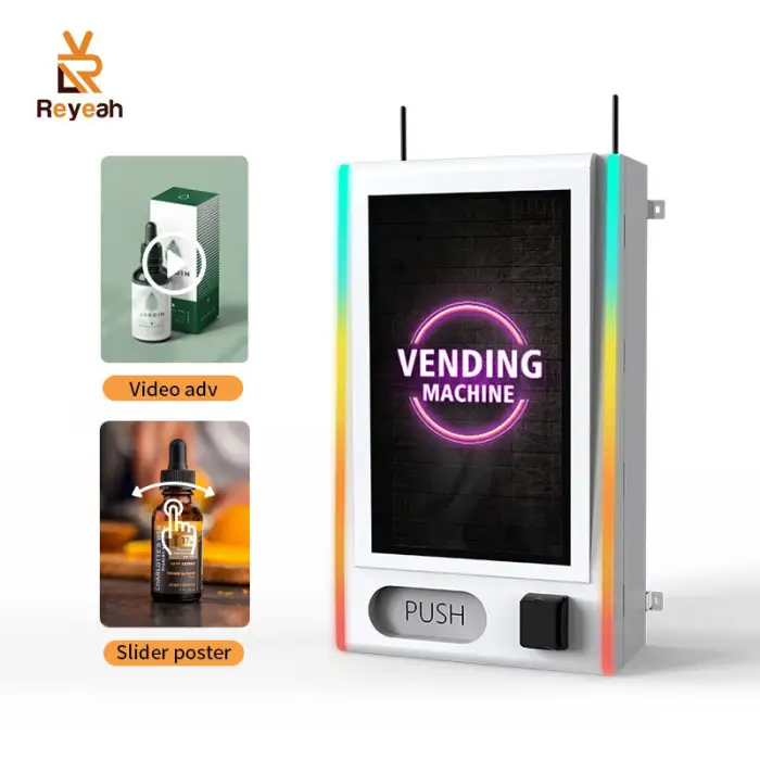 Automatic Modern Bluetooth Vapre Vending Machine Packaged Goods Vending Machine Age Verify Vendor Machine With Card Reader