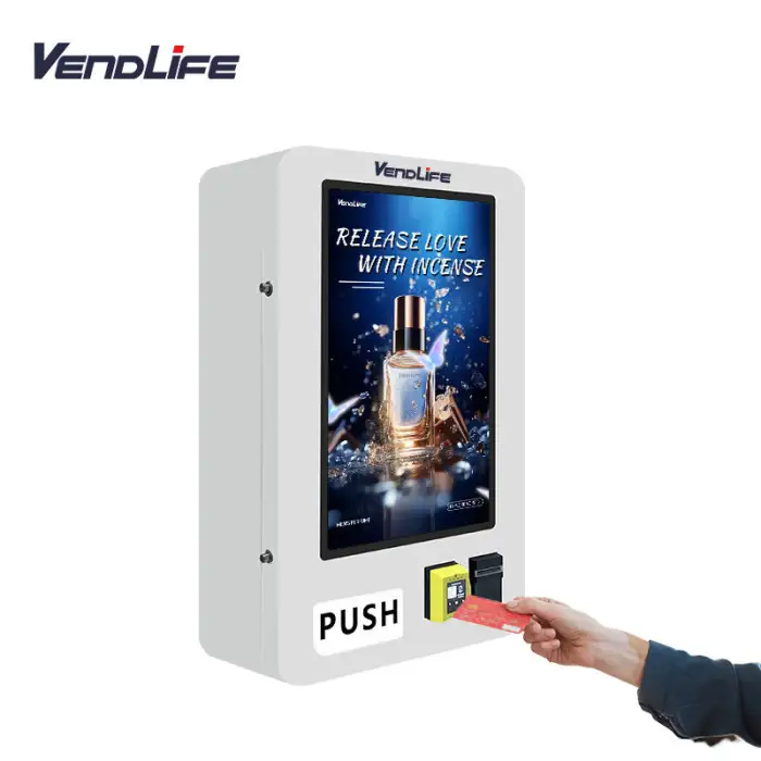 Full Automatic Snack Drink Condom Small Vending Machine for Vapers Wall Mounted ID Card Reader Vending Machine