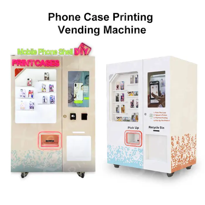 Custom Phone Case Automatic Printer Vending Machine Self-service Phone Case Vending Machine With Credit Card Payment System