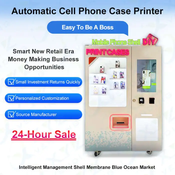 Innovative Smart Phone Case Diy Printer Vending Machine Phone Case Vending Machine