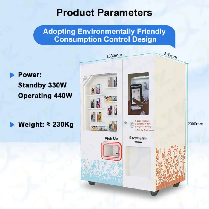 Innovative Smart Phone Case Diy Printer Vending Machine Phone Case Vending Machine