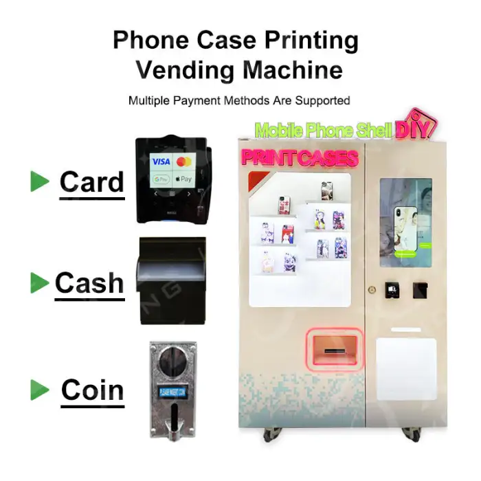 Innovative Smart Phone Case Diy Printer Vending Machine Phone Case Vending Machine