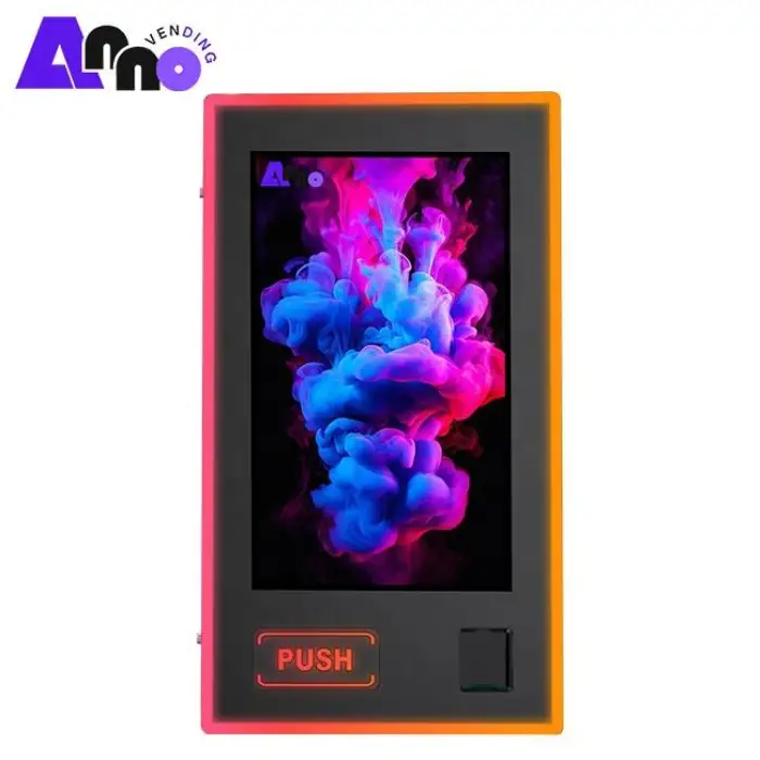 32 Inch Touch Screen Age Verification Small Vendior Wall Mounted Vapeses Vending Machine With Card Payment Support Wifi 4G