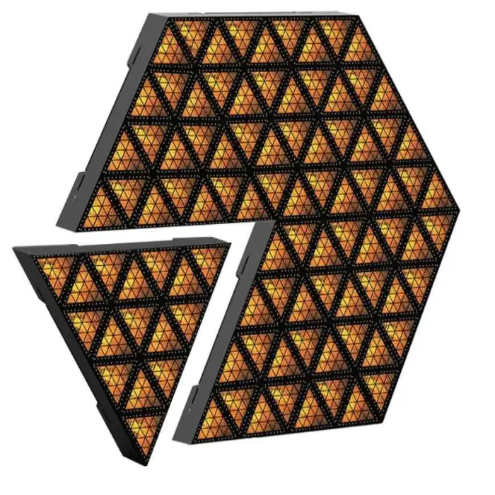 Dj Lights Led Club Triangular Prism Shape Led Triangular Background matrix Light