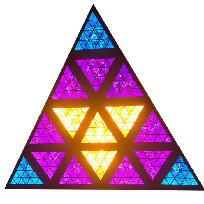 Dj Lights Led Club Triangular Prism Shape Led Triangular Background matrix Light