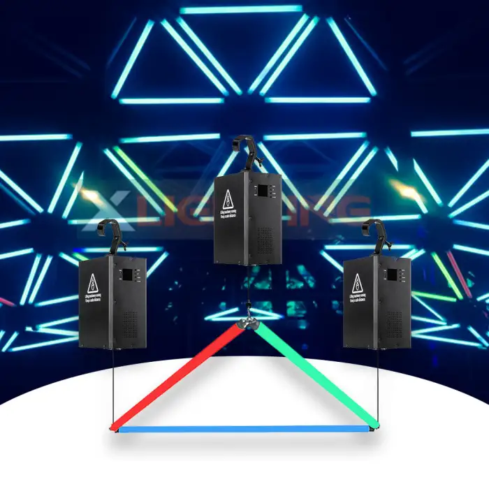 RGB 360 Degree Kinetic Tube LED Stage Lights 100W Matrix Light for Disco Wedding Club DMX512 Control