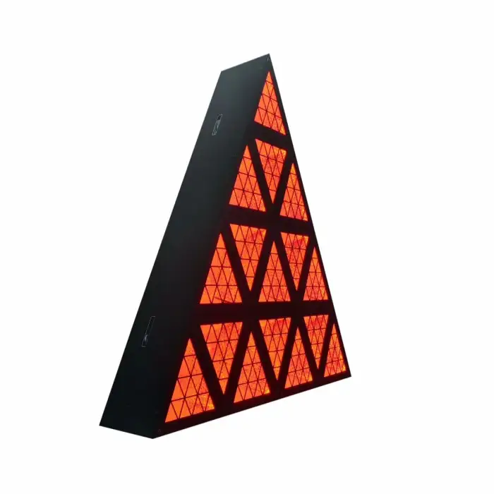 DMX512 Controlled Retro Triangle LED Matrix Lamps IP20 Projection Lights for Club Stage DJ Lighting