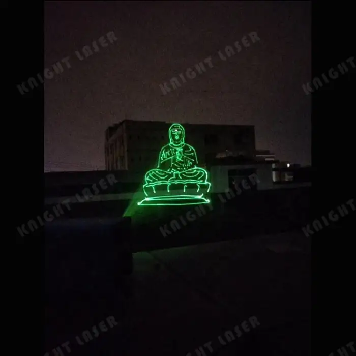 100w Dmx512 Rgb Outdoor Full Color Animation Sky Power Laser Light