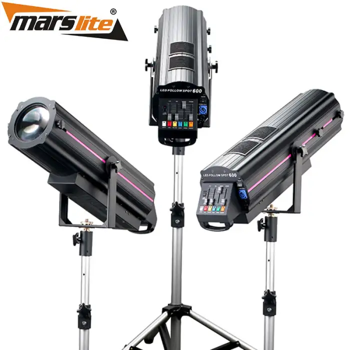 350w 600w 1000w 1200w Waterproof Electronic Focus Follow Spot Light Stage Wedding Show 1000w Led Follow Spot