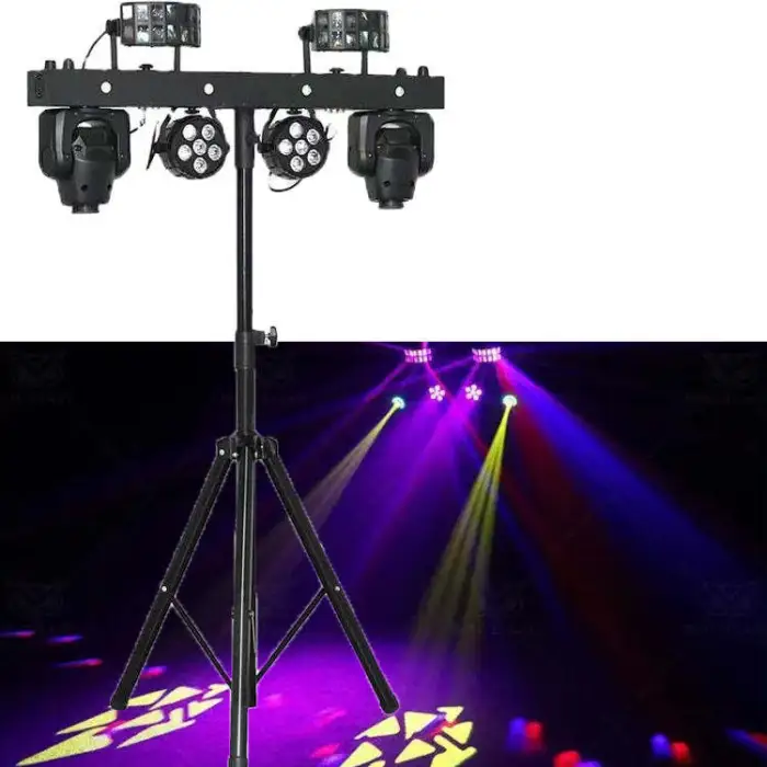 Stage Light 300W Portable Gig Bar with Spot FX Effect Butterfly Par Light with LED Laser DMX for Party Wedding Dj Disco Club