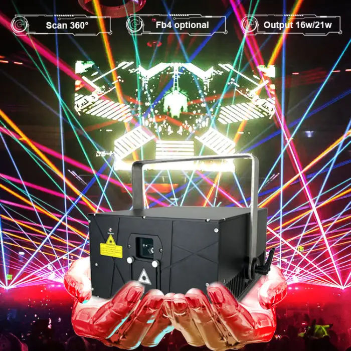 Programmable Effect Full Color Sky Dj Outdoor 20W 25 30 Watt 3D Logo Text Animation Rgb Stage Laser Light Show Projector Pattern