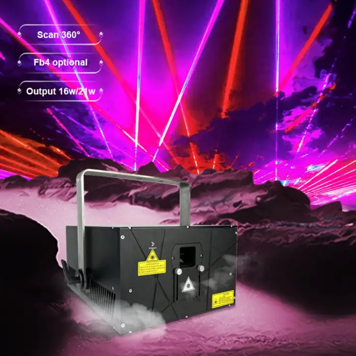Programmable Effect Full Color Sky Dj Outdoor 20W 25 30 Watt 3D Logo Text Animation Rgb Stage Laser Light Show Projector Pattern