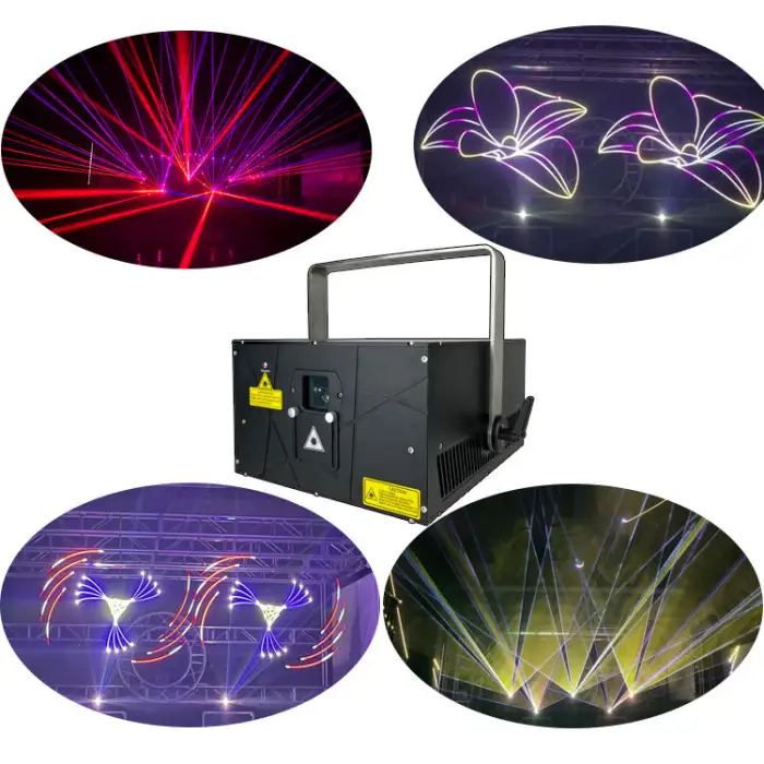 Programmable Effect Full Color Sky Dj Outdoor 20W 25 30 Watt 3D Logo Text Animation Rgb Stage Laser Light Show Projector Pattern