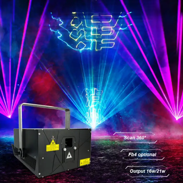 Programmable Effect Full Color Sky Dj Outdoor 20W 25 30 Watt 3D Logo Text Animation Rgb Stage Laser Light Show Projector Pattern