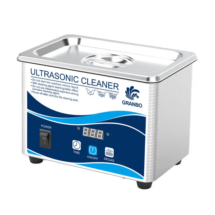 Portable Digital Mini Ultrasonic Cleaner With Basket