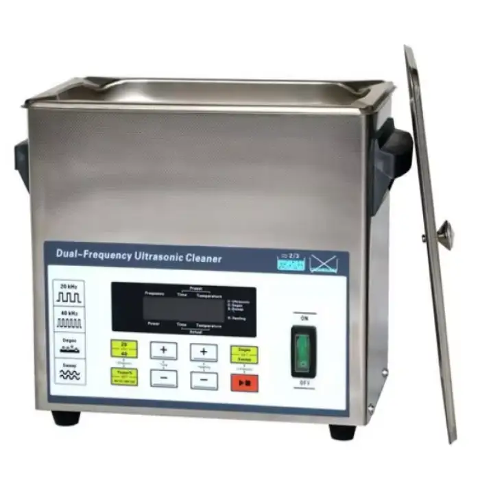 3L double frequency ultrasonic cleaner with LCD degas timer