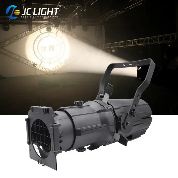 Stage Light 200w Studio Spotlight Ellipsoidal Leko Profile Dmx COB Led Profile Spot Lights Fresnel