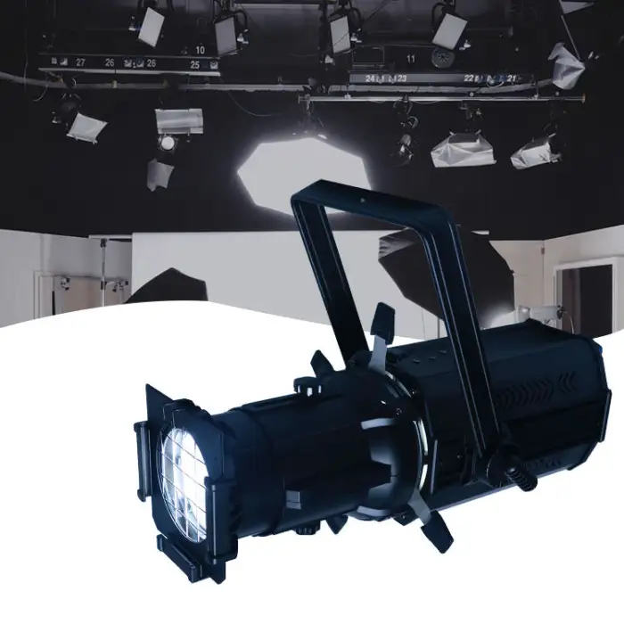 VLTG 200W Warm White Studio Spotlight Stage Light RGBW Focus Light for Stage