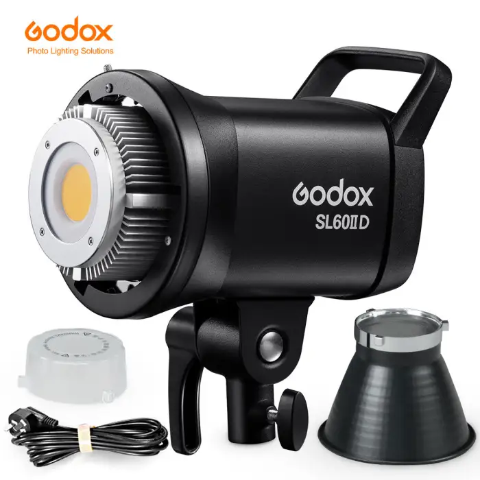 Godox 60W SL60IID SL60IIBi COB Studio Lights Photography 2.4G Wireless Control Continuous Lighting for Photo Video