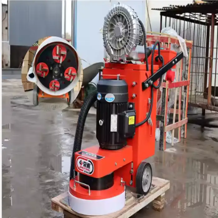 630MM Concrete Ground Grinder 9 KW Concrete Terrazzo Grinding Machine for Road Construction