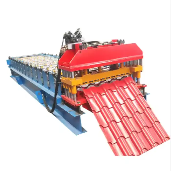 Step Tile Versatile Glazed Roof Tile Making Machine for Africa