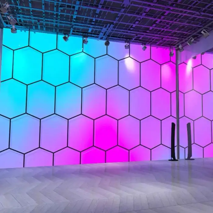 RGB Changing Magic Backdrop Wall Display Tension SEG Frameless Led Fabric Light Box for Studio Dance Room