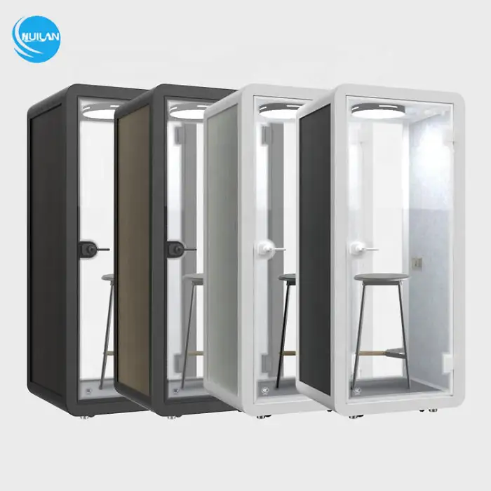 Portable Recording Room Sound Isolation Phone Set Soundproof Pods Music Silent Proof External Meeting Studio Soundbox Booth