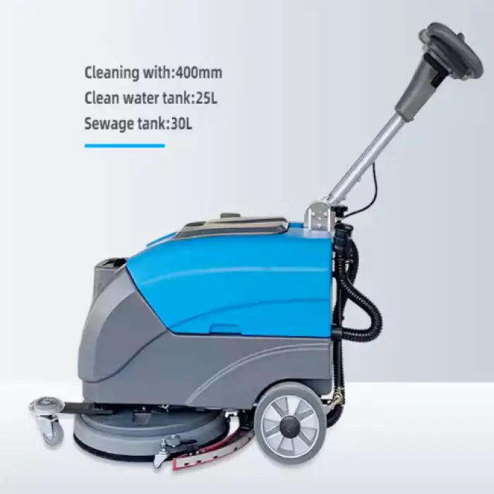 SJ25 New Design Dual-brush Electric Floor Cleaning Scrubber Machine for Home Restaurant Manufacturing Plant Use