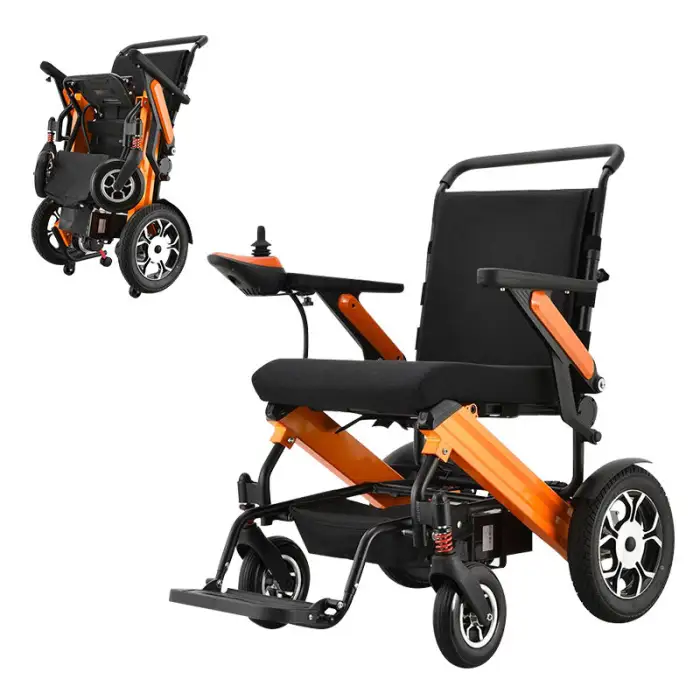 Super Foldable Intelligent Electric Wheelchair with Remote Control Multi-Function Power Wheelchair