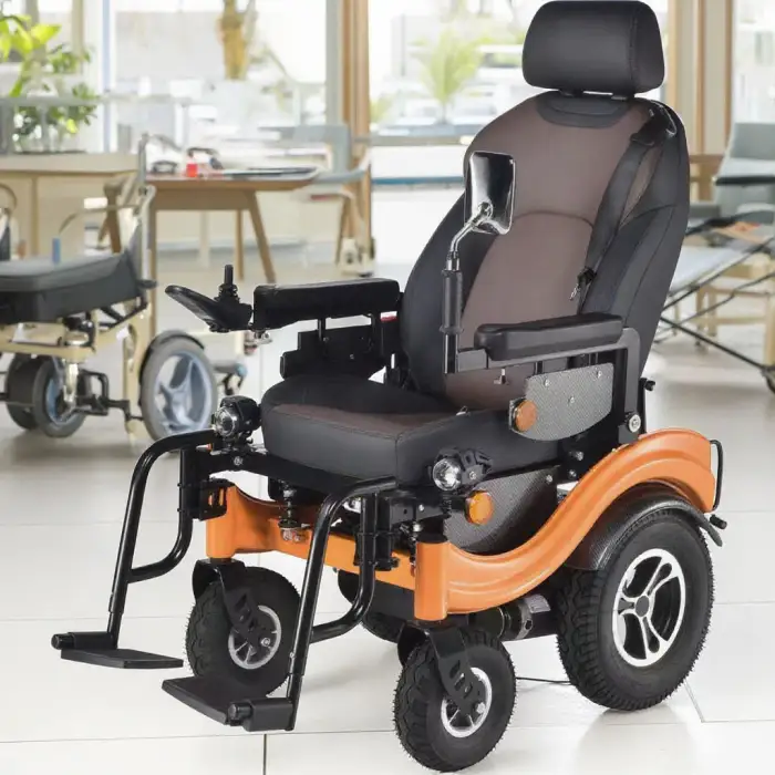 Compact and Portable Electric Wheelchair for Adults and Handicapped Users