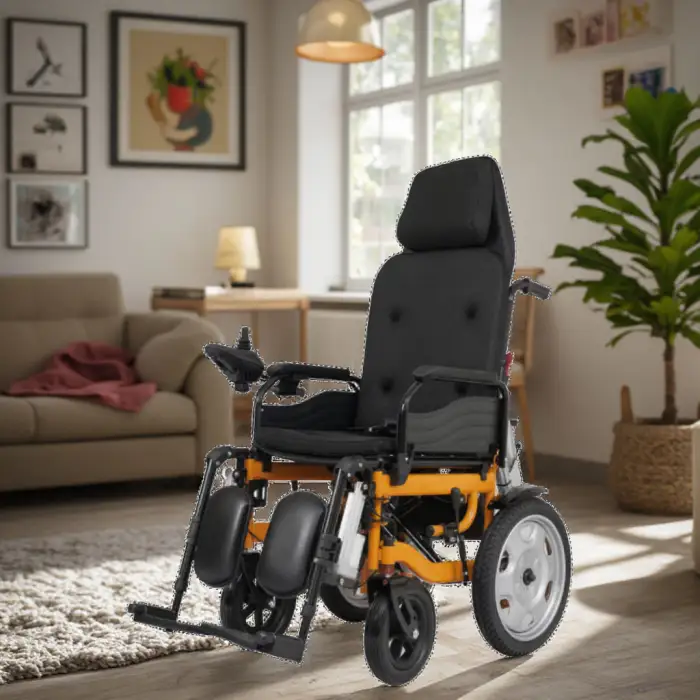 Compact and Portable Electric Wheelchair for Adults and Handicapped Users