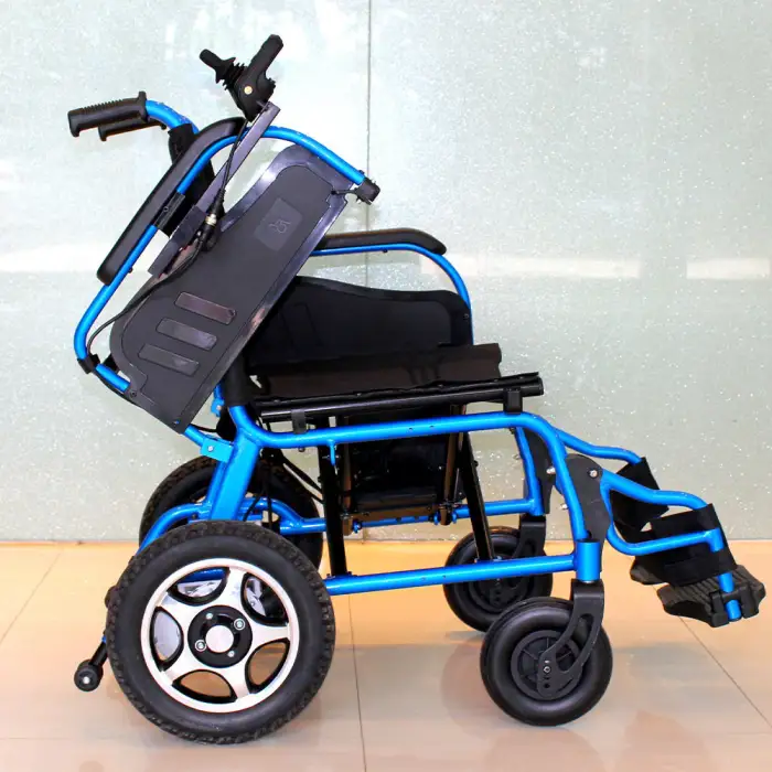 High Quality Lightweight Electric Wheelchair for Patients Disabled People Traveling Family Use Convenient Foldable