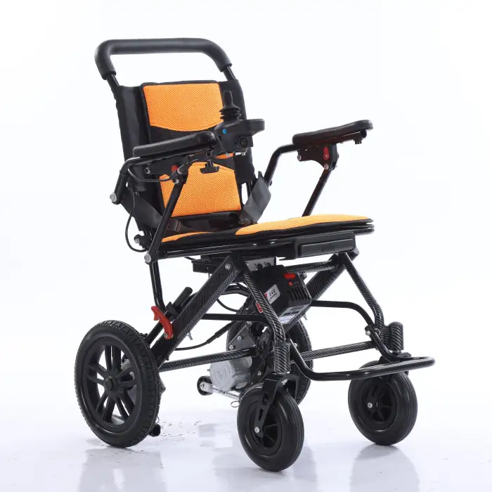 Handicapped Medical Home Elderly People Lightweight Power Wheelchair Automatic Folding Electric Wheelchair