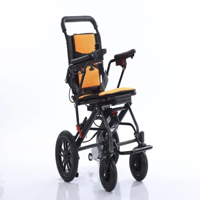 Handicapped Medical Home Elderly People Lightweight Power Wheelchair Automatic Folding Electric Wheelchair