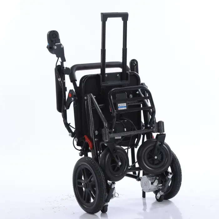 Handicapped Medical Home Elderly People Lightweight Power Wheelchair Automatic Folding Electric Wheelchair